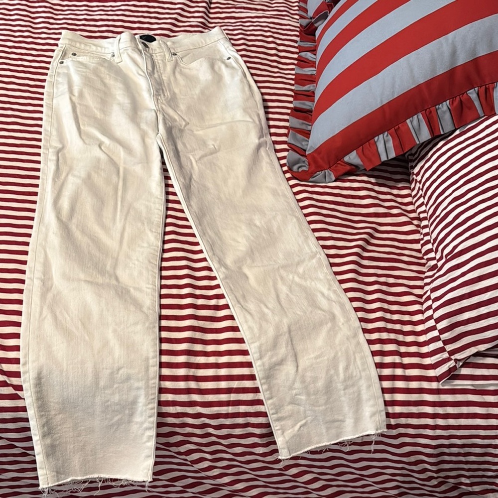 J. Crew Factory White Chinos Casual Cotton Jeans